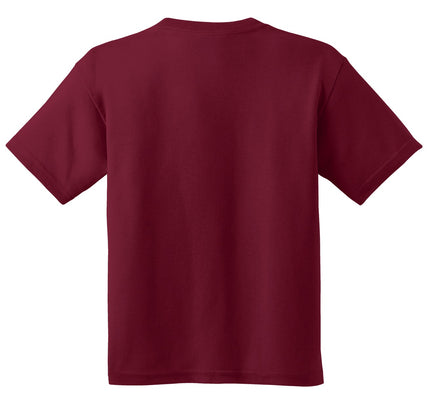 Gildan - Youth Heavy Cotton 100% Cotton T-Shirt. 5000B - Cardinal Red