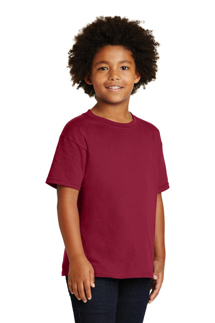 Gildan - Youth Heavy Cotton 100% Cotton T-Shirt. 5000B - Cardinal Red