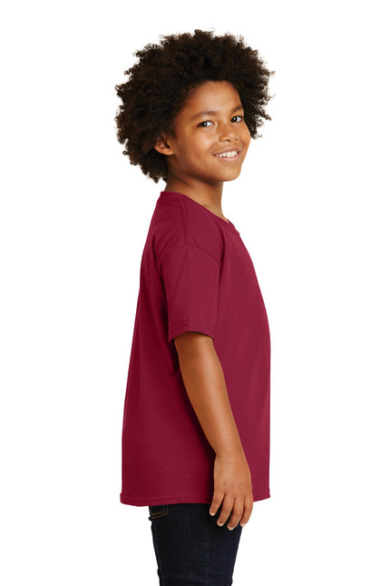 Gildan - Youth Heavy Cotton 100% Cotton T-Shirt. 5000B - Cardinal Red
