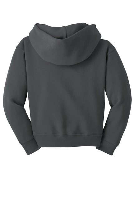 Jerzees - Youth NuBlend Pullover Hooded Sweatshirt. 996Y - Charcoal Grey