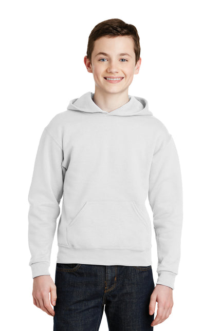Jerzees - Youth NuBlend Pullover Hooded Sweatshirt. 996Y - White