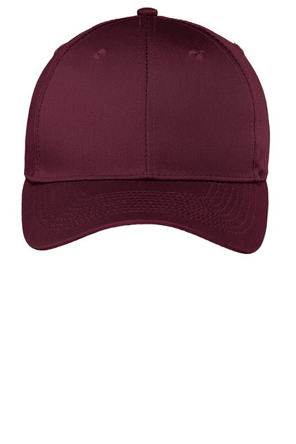 Port Authority Easy Care Cap. C608 - Burgundy