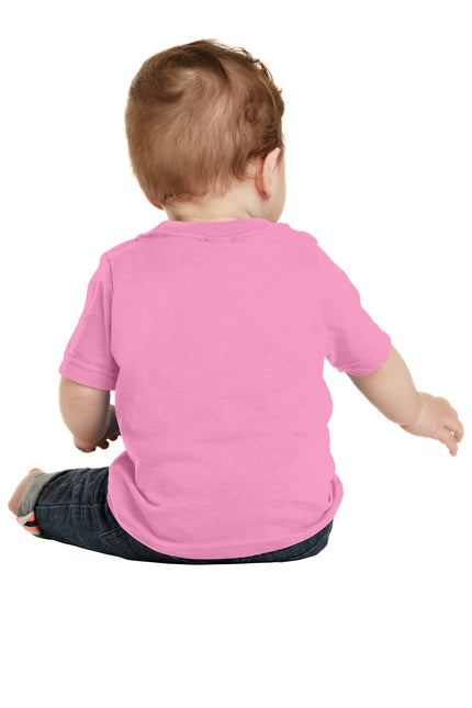 Port & Company Infant Core Cotton Tee. CAR54I - Candy Pink