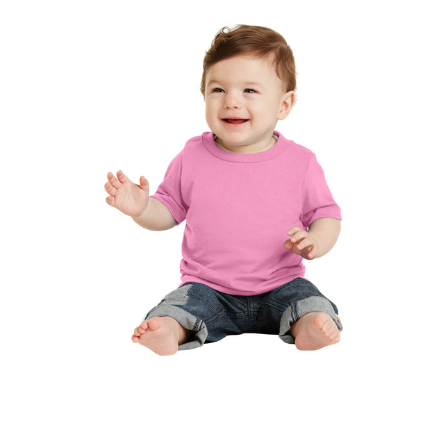 Port & Company Infant Core Cotton Tee. CAR54I - Candy Pink