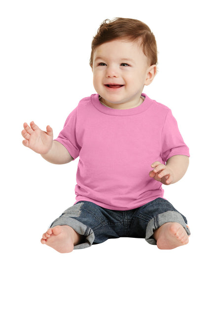 Port & Company Infant Core Cotton Tee. CAR54I - Candy Pink
