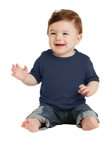 Port & Company Infant Core Cotton Tee. CAR54I - Navy