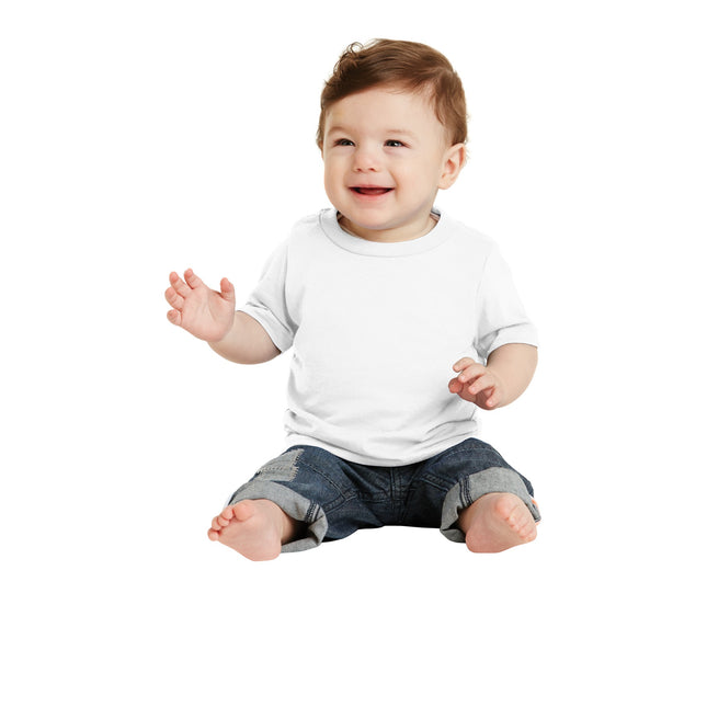 Port & Company Infant Core Cotton Tee. CAR54I - White