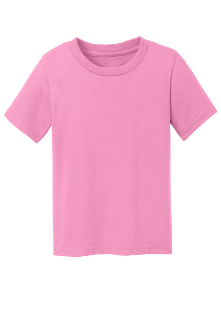 Port & Company Toddler Core Cotton Tee. CAR54T - Candy Pink