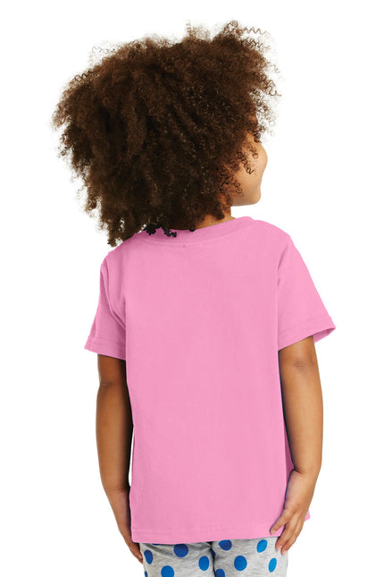Port & Company Toddler Core Cotton Tee. CAR54T - Candy Pink