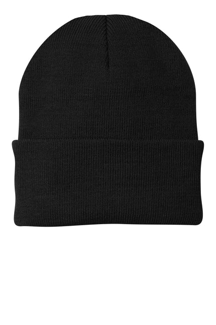 Port & Company Knit Cap. CP90 - Black