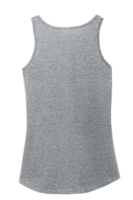 Port & Company Ladies Core Cotton Tank Top. LPC54TT - Athletic Heather