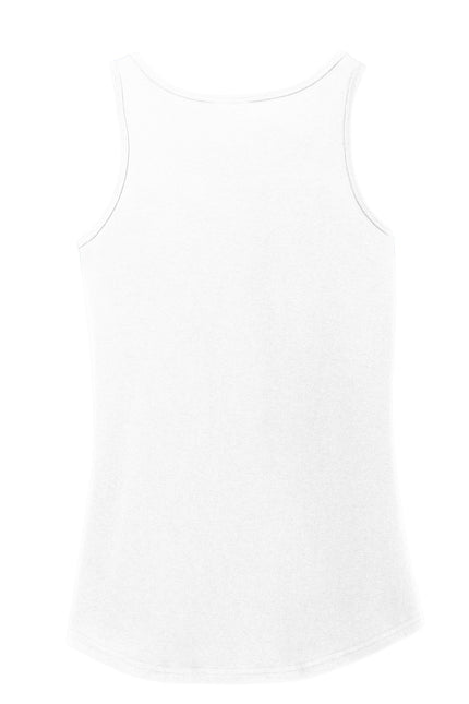 Port & Company Ladies Core Cotton Tank Top. LPC54TT - White