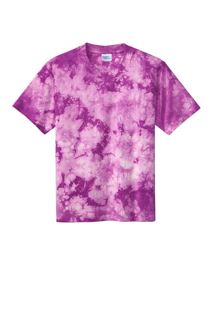 Port & Company Youth Crystal Tie-Dye Tee PC145Y - Purple