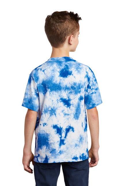 Port & Company Youth Crystal Tie-Dye Tee PC145Y - True Royal