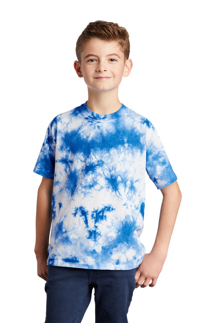 Port & Company Youth Crystal Tie-Dye Tee PC145Y - True Royal