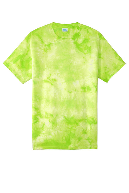 Port & Company Crystal Tie-Dye Tee PC145 - Lemon Lime