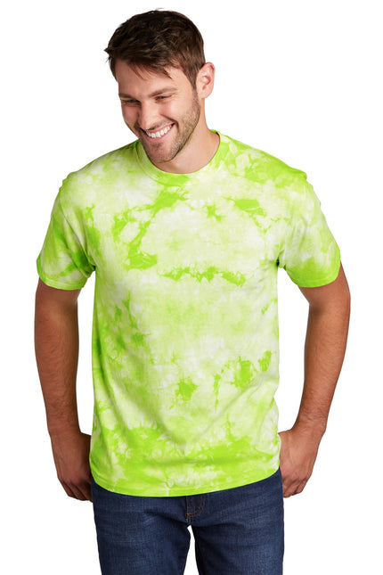 Port & Company Crystal Tie-Dye Tee PC145 - Lemon Lime
