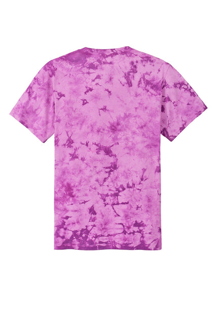 Port & Company Crystal Tie-Dye Tee PC145 - Purple