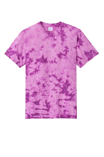 Port & Company Crystal Tie-Dye Tee PC145 - Purple