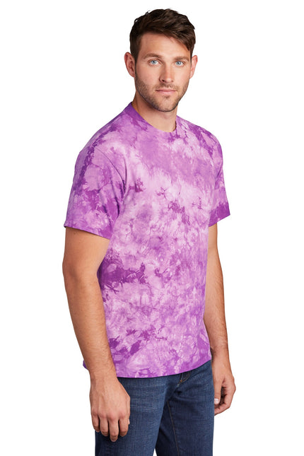 Port & Company Crystal Tie-Dye Tee PC145 - Purple