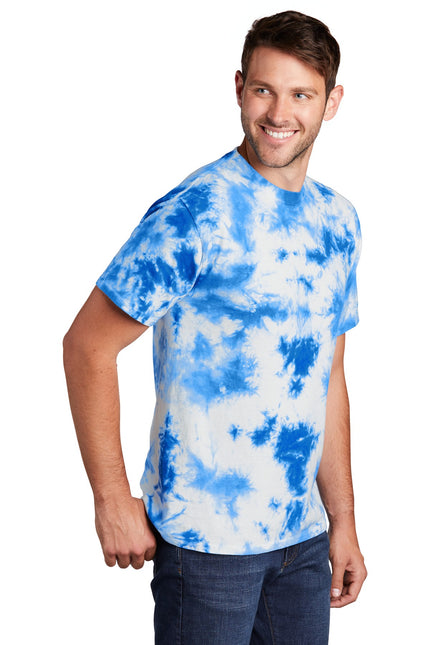 Port & Company Crystal Tie-Dye Tee PC145 - True Royal