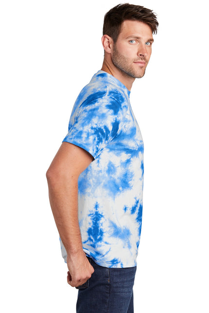Port & Company Crystal Tie-Dye Tee PC145 - True Royal