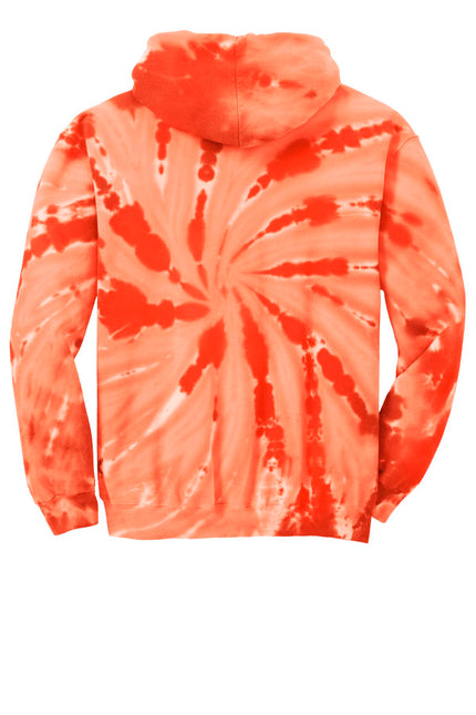 Port & Company Youth Tie-Dye Pullover Hooded Sweatshirt. PC146Y - Orange