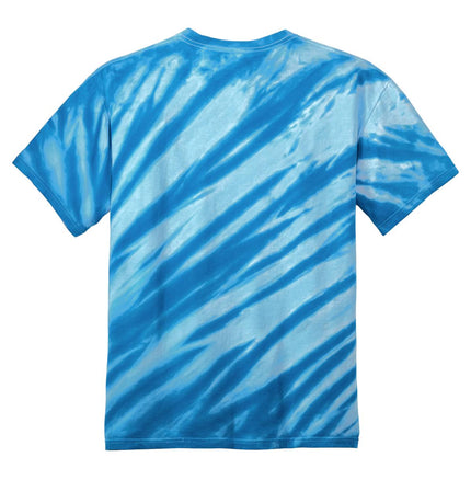 Port & Company - Tiger Stripe Tie-Dye Tee. PC148 - Royal