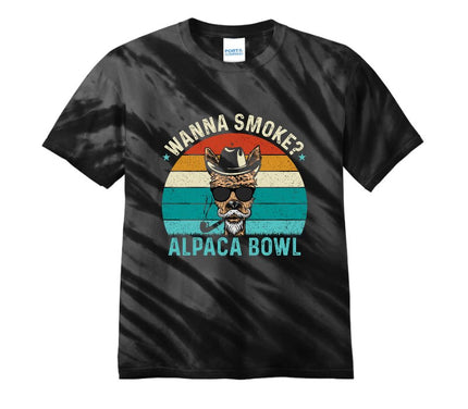 Port & Company - Tiger Stripe Tie-Dye Tee. PC148 - Black