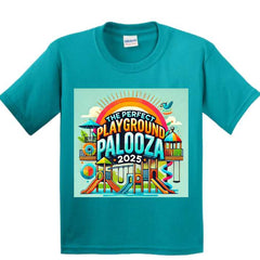 Gildan - Youth Heavy Cotton 100% Cotton T-Shirt. 5000B - Tropical Blue - Union Prints