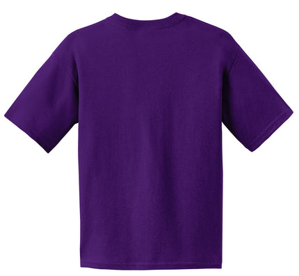 Gildan - Youth Ultra Cotton 100% US Cotton T-Shirt. 2000B - Purple