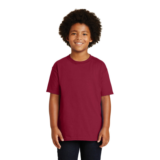 Gildan - Youth Ultra Cotton 100% US Cotton T-Shirt. 2000B - Cardinal Red