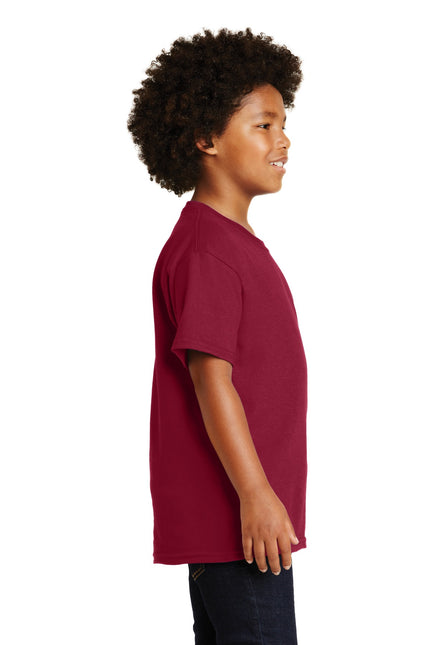 Gildan - Youth Ultra Cotton 100% US Cotton T-Shirt. 2000B - Cardinal Red