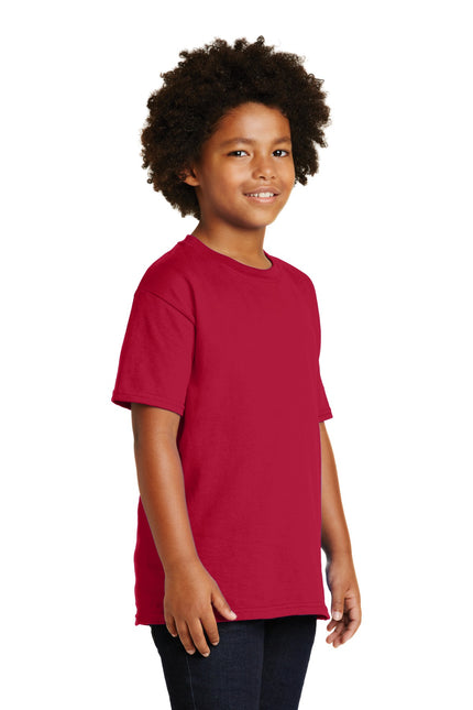 Gildan - Youth Ultra Cotton 100% US Cotton T-Shirt. 2000B - Cherry Red