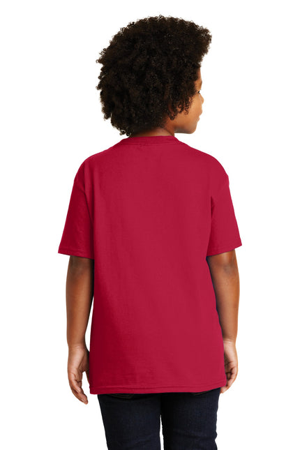 Gildan - Youth Ultra Cotton 100% US Cotton T-Shirt. 2000B - Cherry Red