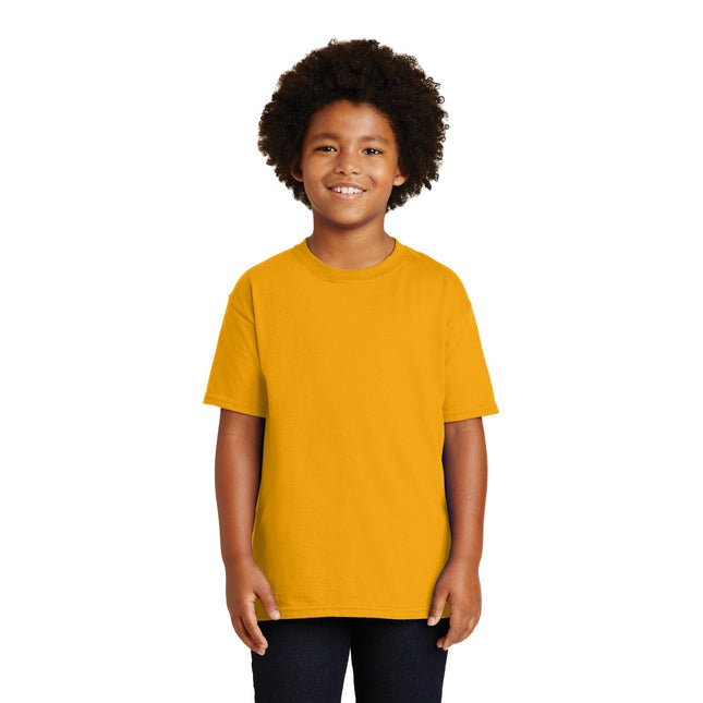 Gildan - Youth Ultra Cotton 100% US Cotton T-Shirt. 2000B - Gold
