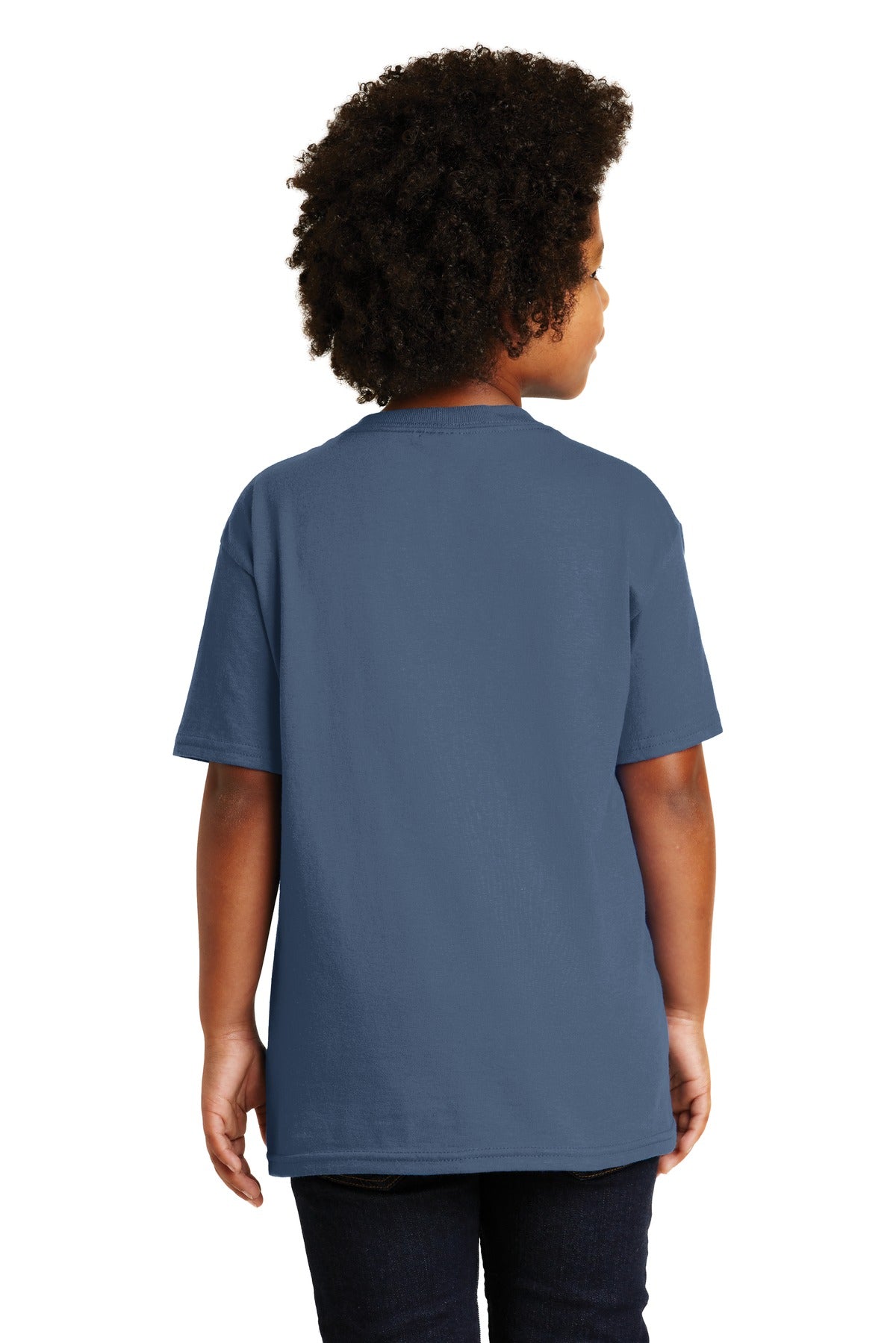 Gildan - Youth Ultra Cotton 100% US Cotton T-Shirt. 2000B - Indigo Blue