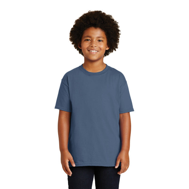 Gildan - Youth Ultra Cotton 100% US Cotton T-Shirt. 2000B - Indigo Blue