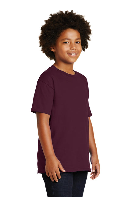 Gildan - Youth Ultra Cotton 100% US Cotton T-Shirt. 2000B - Maroon