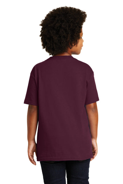 Gildan - Youth Ultra Cotton 100% US Cotton T-Shirt. 2000B - Maroon