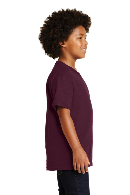 Gildan - Youth Ultra Cotton 100% US Cotton T-Shirt. 2000B - Maroon