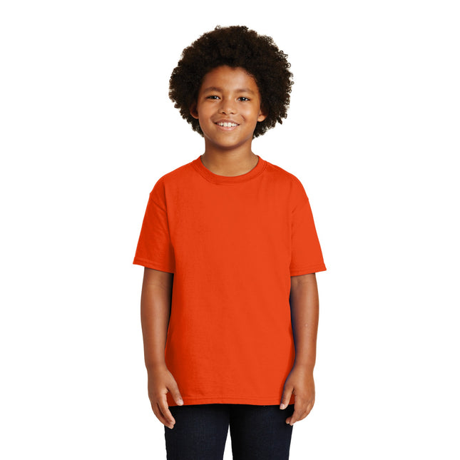 Gildan - Youth Ultra Cotton 100% US Cotton T-Shirt. 2000B - Orange