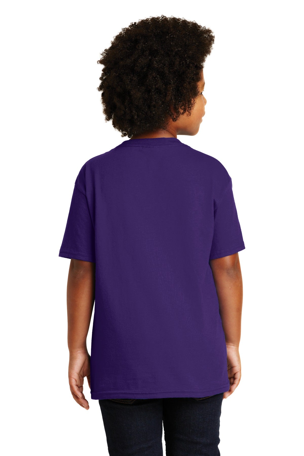 Gildan - Youth Ultra Cotton 100% US Cotton T-Shirt. 2000B - Purple