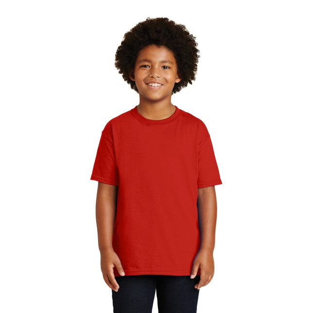 Gildan - Youth Ultra Cotton 100% US Cotton T-Shirt. 2000B - Red