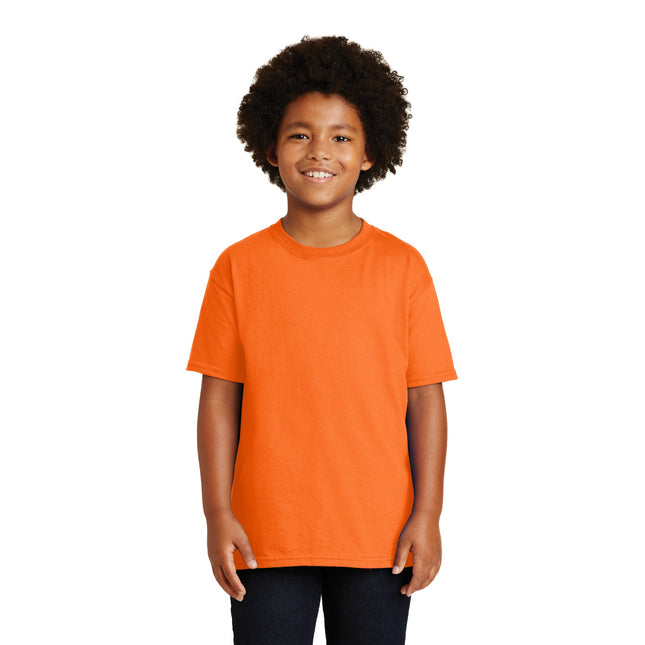Gildan - Youth Ultra Cotton 100% US Cotton T-Shirt. 2000B - S. Orange