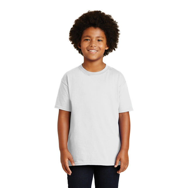 Gildan - Youth Ultra Cotton 100% US Cotton T-Shirt. 2000B - White