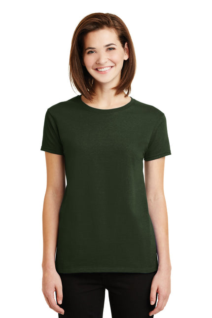 Gildan - Ladies Ultra Cotton 100% US Cotton T-Shirt. 2000L - Forest Green
