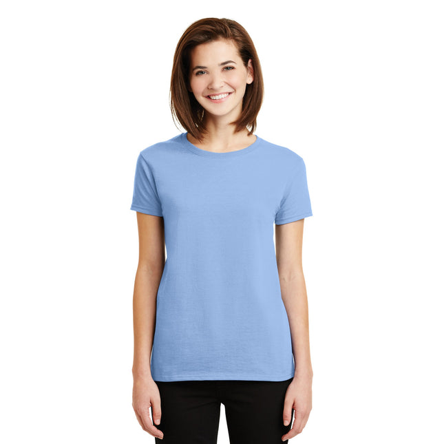Gildan - Ladies Ultra Cotton 100% US Cotton T-Shirt. 2000L - Light Blue