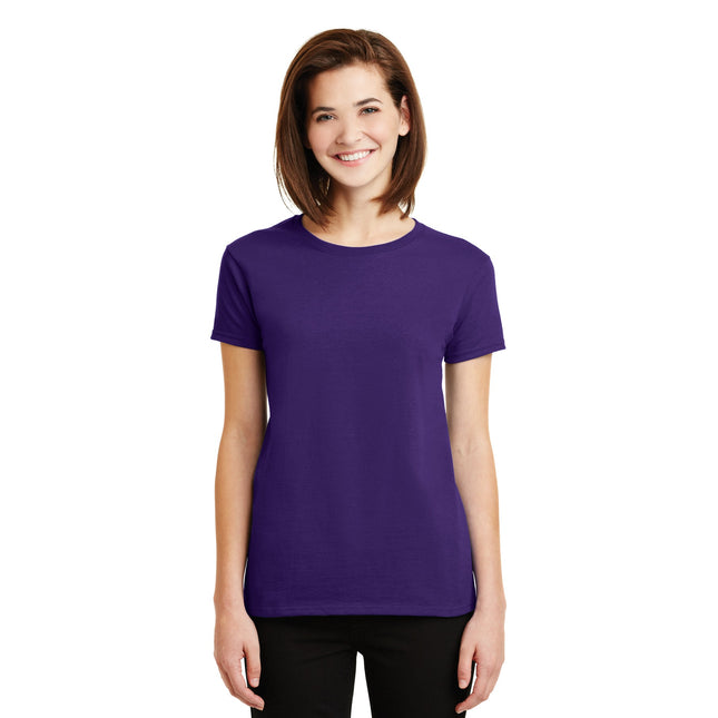 Gildan - Ladies Ultra Cotton 100% US Cotton T-Shirt. 2000L - Purple