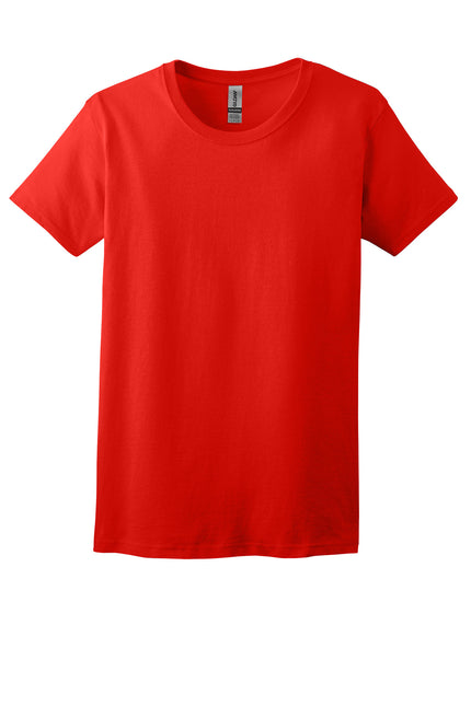 Gildan - Ladies Ultra Cotton 100% US Cotton T-Shirt. 2000L - Red